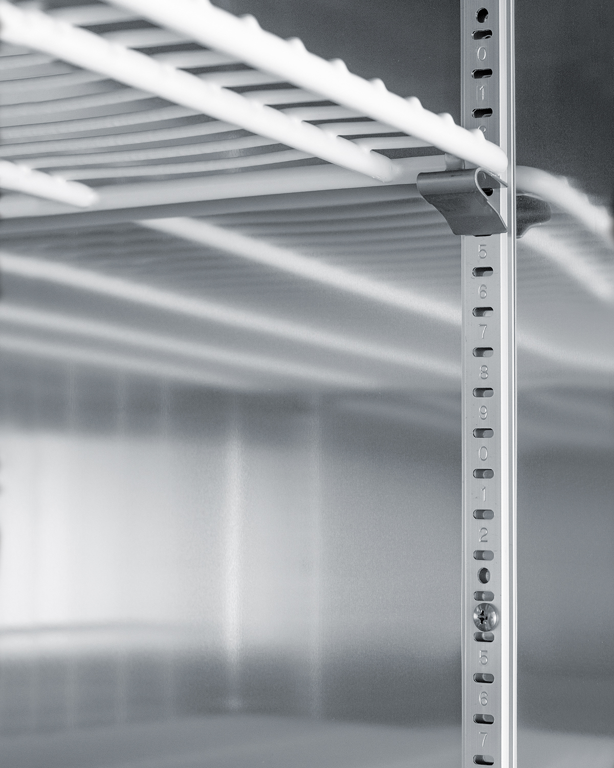 23 cu.ft. commercial reach-in all-freezer in complete stainless steel with left hand door swing